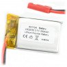 Battery Li-Pol Akyga 250mAh 1S 3.7V - JST-BEC connector + socket Battery Li-Pol Akyga 250mAh 1S 3.7V - JST-BEC connector + socket - zdjęcie 1