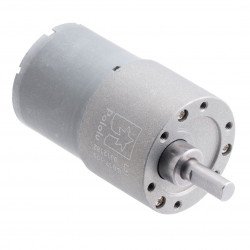 DC 12V 37RPM 4mm Shaft 2Pin Connect Cylinder Geared Reducer Gear Box Motor 