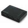 Video switch - 5 HDMI ports - with remote control and IR receiver - microUSB port - Lanberg SWV-HDMI-0005 - zdjęcie 2