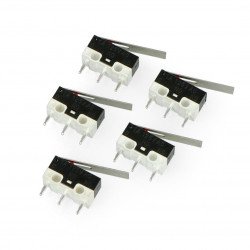 KW11-3Z Mini Micro switch 3pin No & NC with comm 5A@250V 1.2mm with roller 