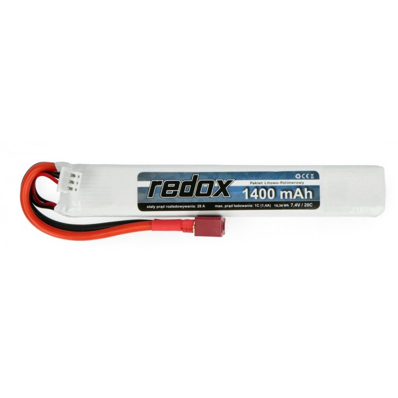 Package Li-Pol Redox ASG 1400mAh 7,4V 20C