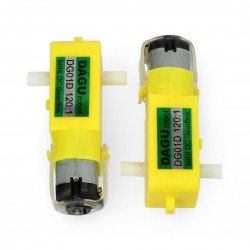 DC Dagu DG01D 120:1 4.5V double-shaft motor - 2 pcs.