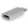 MicroUSB socket adapter - Apple Lightning plug - bright - zdjęcie 4