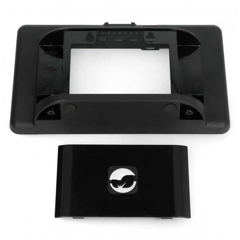 Case for Raspberry Pi 4B and 7" touch screen - black