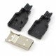 USB plug type A - for plastic cable USB plug type A - for plastic cable