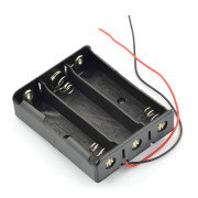 Basket for 3 18650 type batteries