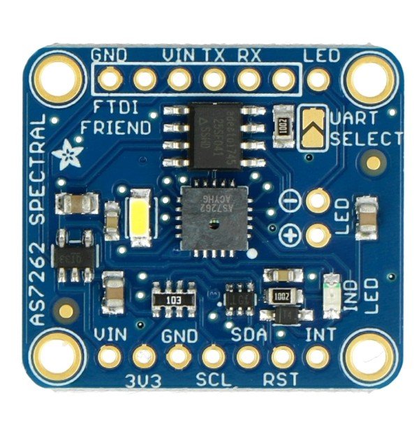 Adafruit AS7262 - 6-channel visible light / color Botland - Robotic Shop