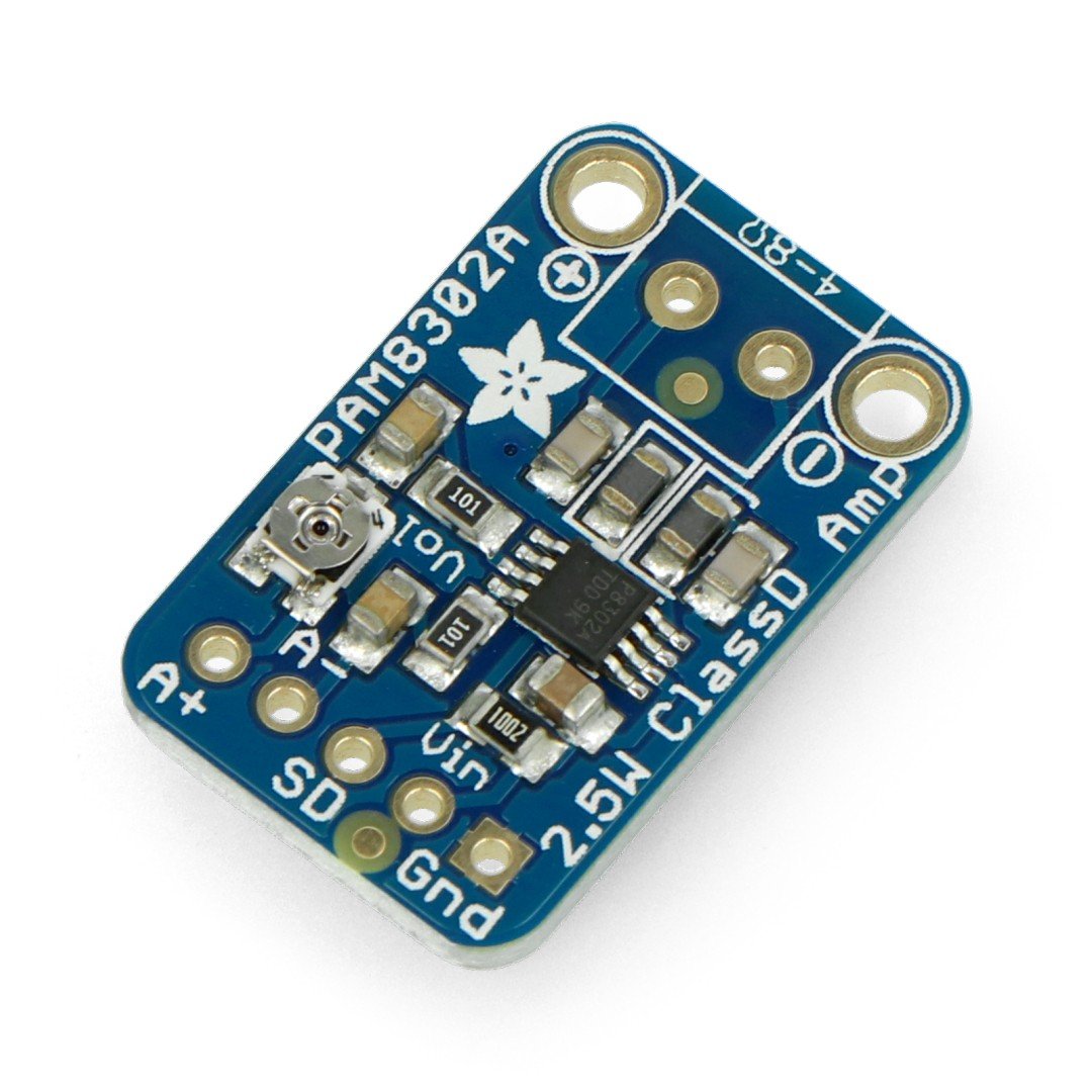 Mono 2.5W Class D Audio Amplifier - PAM8302 - Adafruit 2130
