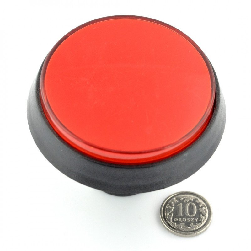 Big Push Button - czerwony