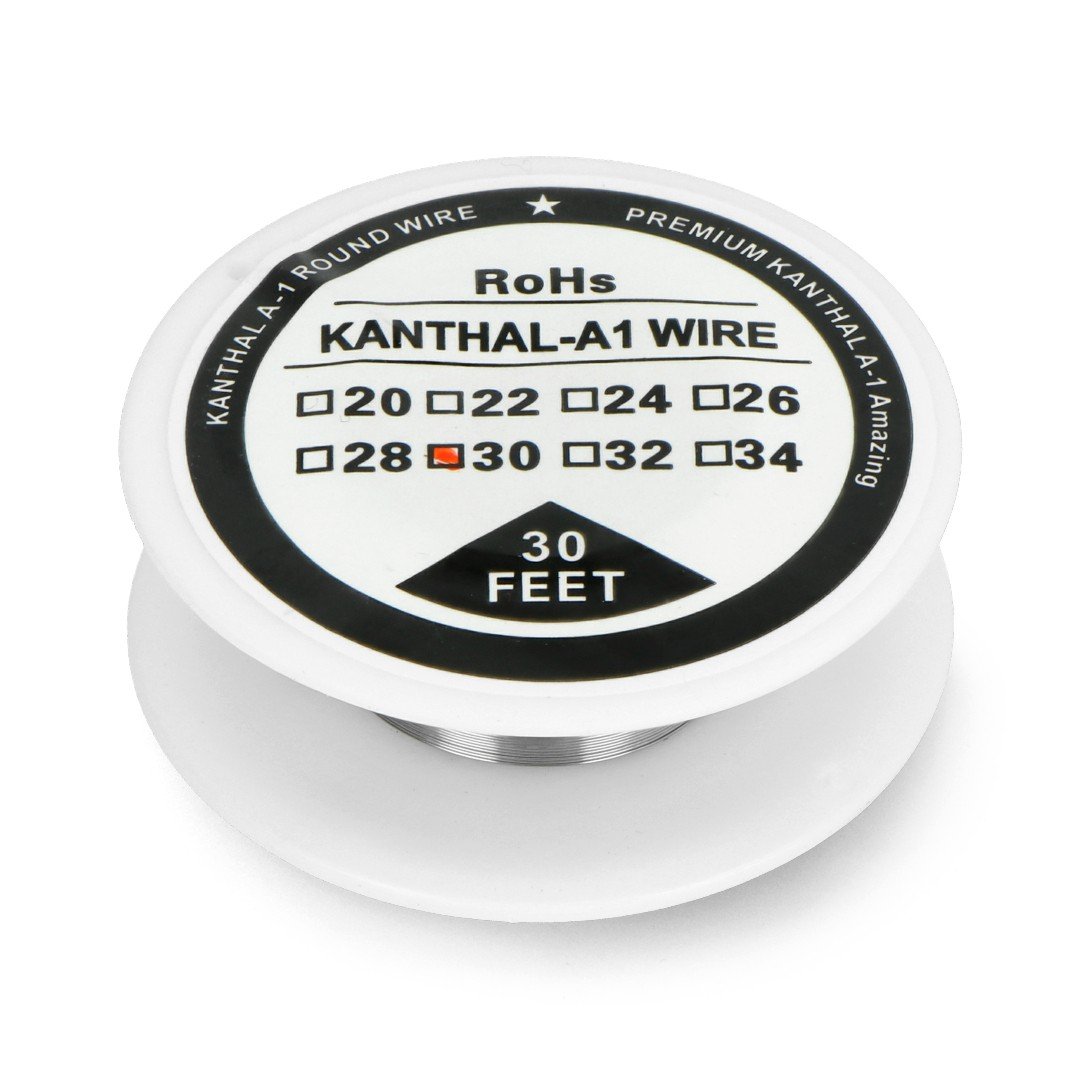 Resistance wire Kanthal A1 0.25mm 23.3Ω/m - 9.1m