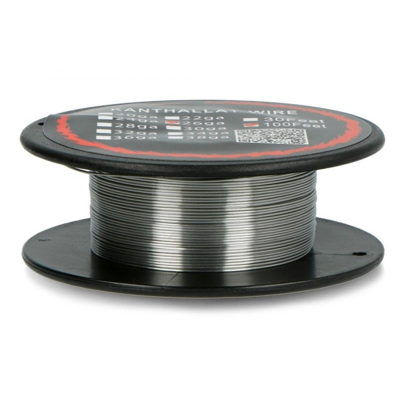 Resistance wire Kanthal A1 0.40mm 12Ω/m - 30.5m