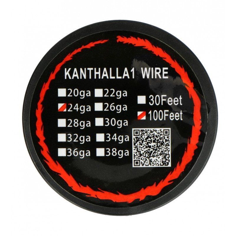 Resistance wire Kanthal A1 0.51mm 6Ω/m - 30.5m