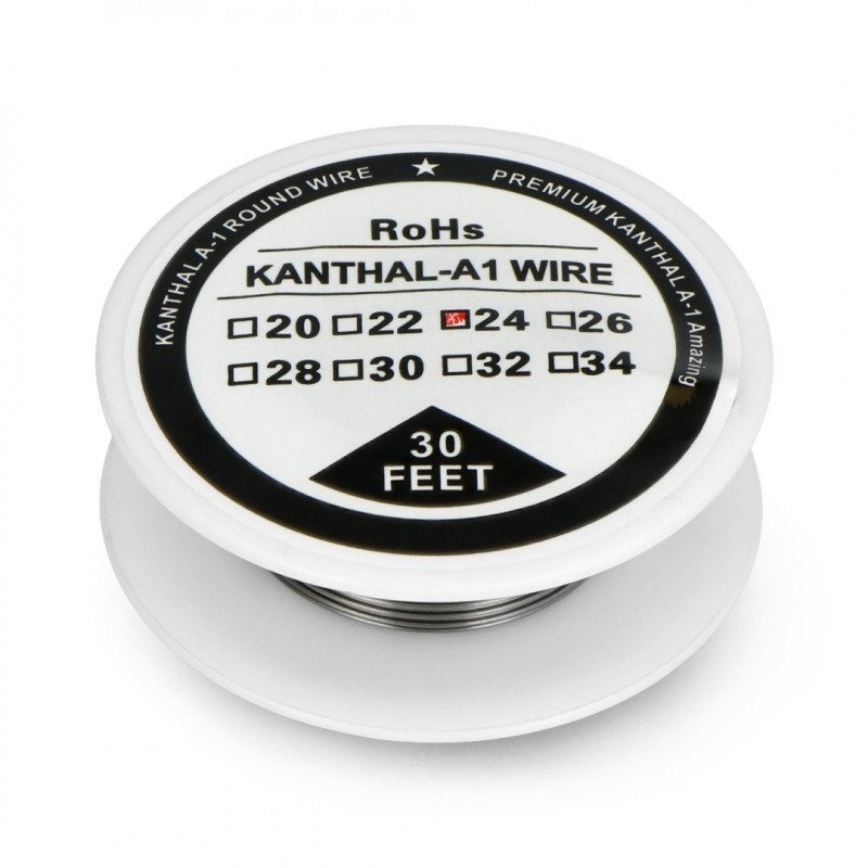 Resistance wire Kanthal A1 0.51mm 6Ω/m - 9.1m