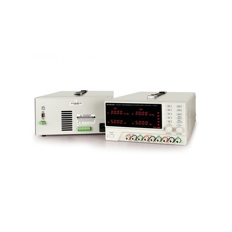 Laboratory triple power supply Korad KA3305P 2x30V/5A+5V/3A - communication with PC