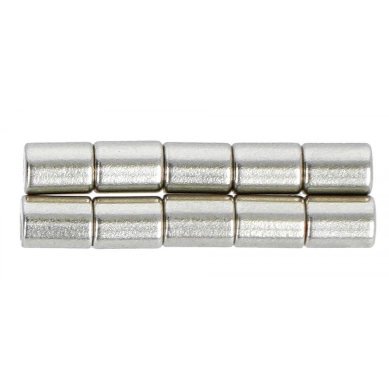 Round neodymium magnet N35/Ni - 3x4mm