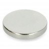 Round neodymium magnet N35/Ni 20x3mm - 10 pcs. - zdjęcie 3