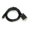 DVI-HDMI cable with filter 1.5m - zdjęcie 2