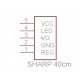 Sharp GP2Y0D340K Digital distance meter 40cm Sharp GP2Y0D340K Digital distance meter 40cm