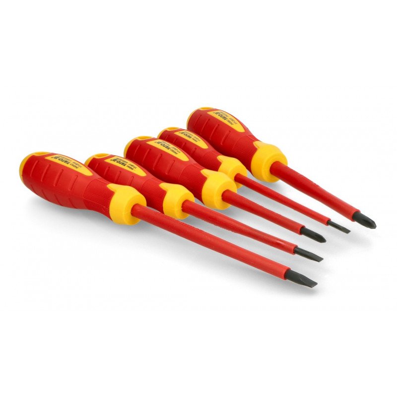 Set of VDE Yato YT-2827 insulated screwdrivers - 5 pcs.