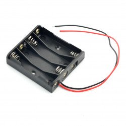 Basket for 4 AAA (R3) type batteries