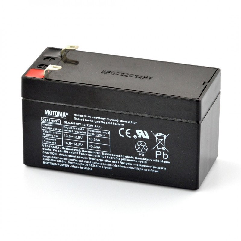 12V 1.2Ah Motoma gel battery