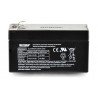 12V 1.2Ah Motoma gel battery - zdjęcie 2