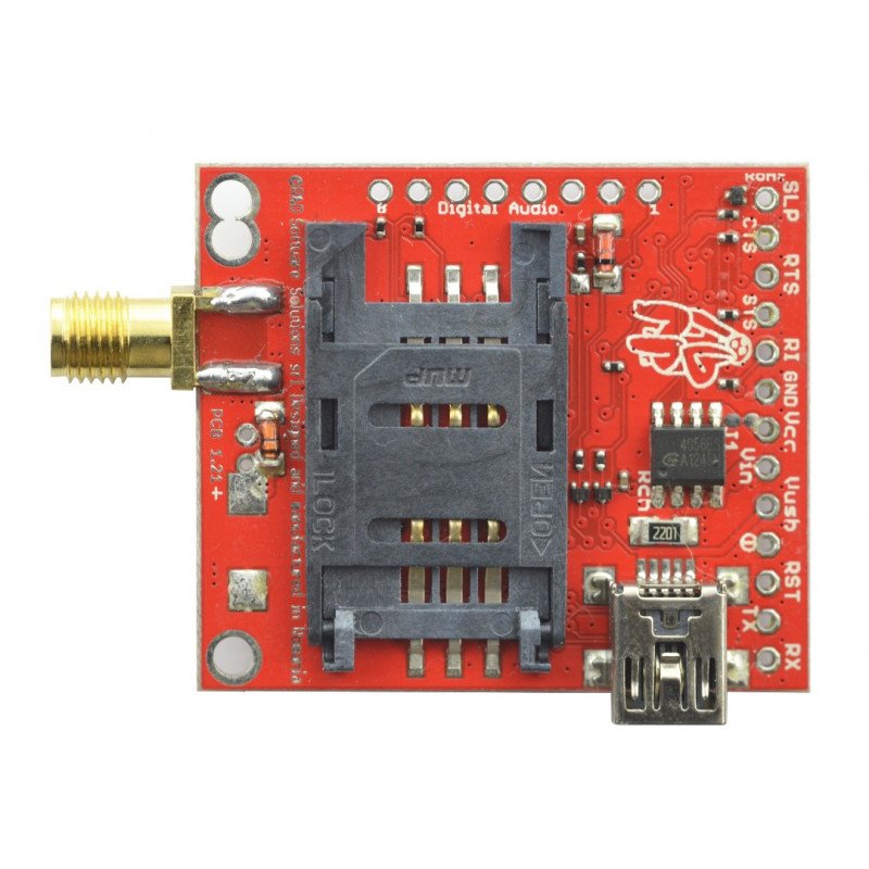 GSM-3G-SIM-card - d-u3G μ-v shield.1.13 - Arduino and Raspberry Pi - SMA connector