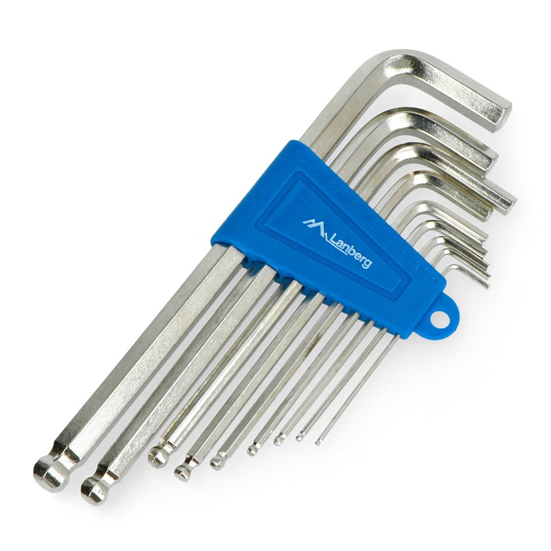 Set of Allen wrenches 1,5 - 10mm - Lanberg NT-0803 - 9 pcs.