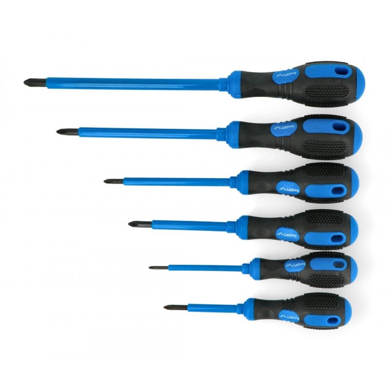 Set of Phillips screwdrivers with magnet Lanberg NT-0801 - 6 pcs.