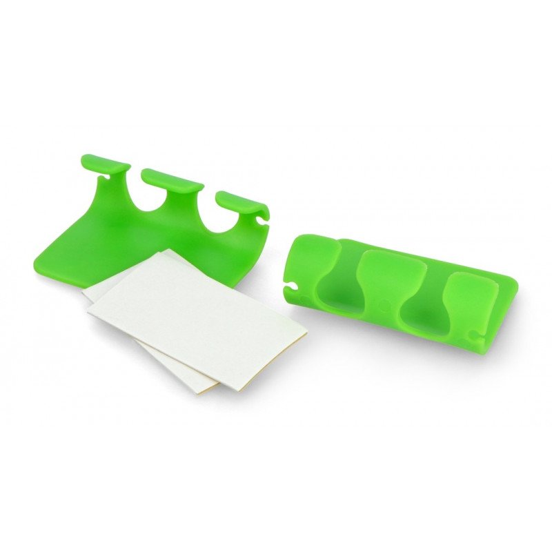 Cable organizer Blow - charger handle green - 2pcs.