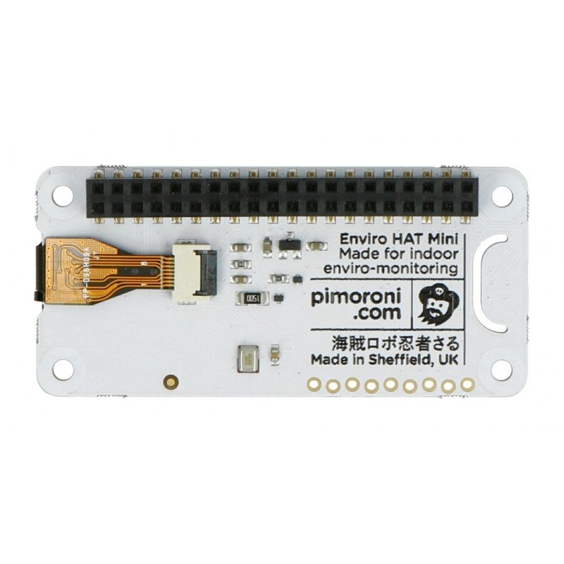 Enviro pHAT - sensor for temperature, pressure, light intensity and close-up - cap for Raspberry Pi