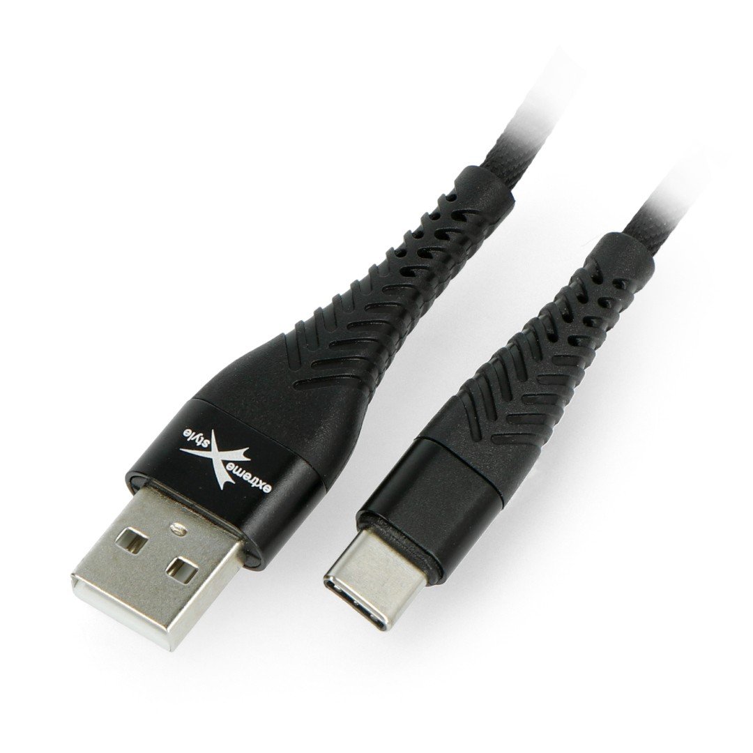 eXtreme Spider USB A - USB C cable - 1,5m - black Botland