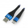 eXtreme Spider USB A - USB C - 1.5m - blue - zdjęcie 1