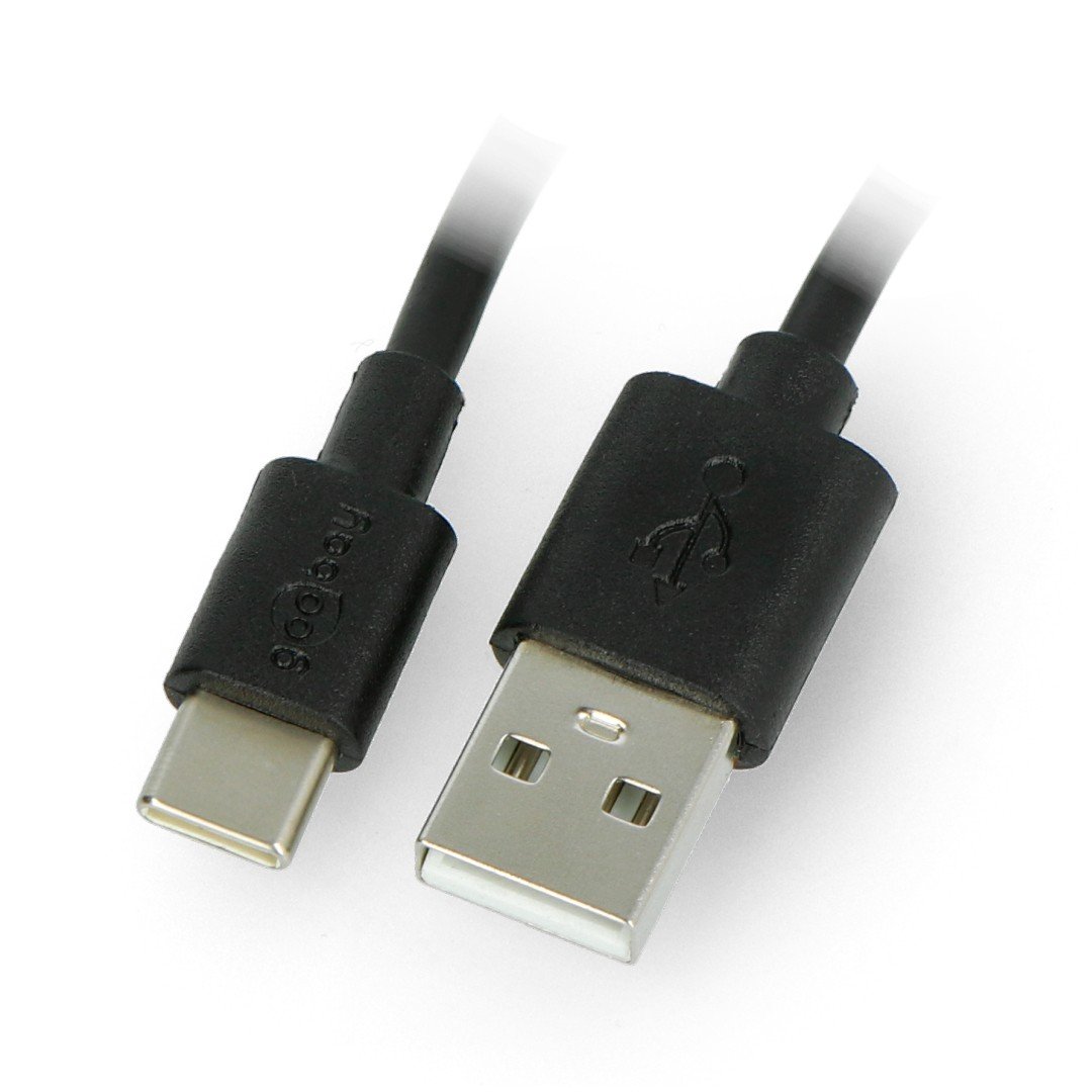 Goobay USB A 2.0 - USB C cable black - 2m Botland - Robotic Shop