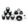M12 20° - 180° lens set for Raspberry camera + CS and C-CS adapter - 5pcs. - zdjęcie 2