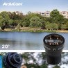 M12 20° - 180° lens set for Raspberry camera + CS and C-CS adapter - 5pcs. - zdjęcie 5