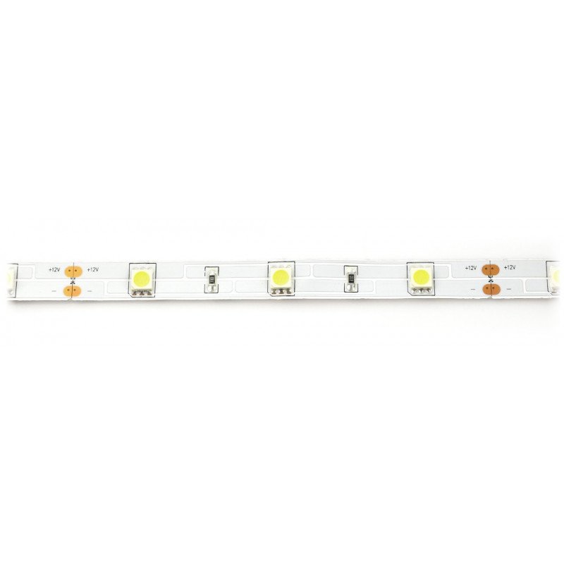 Strip LED SMD5050 IP20 0,6W, 30 LED/m, 10mm, cold white - 5m