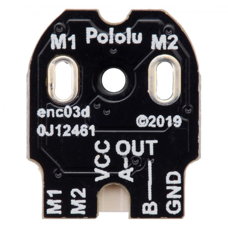 Set of magnetic encoders for micro motors - straight connector - 2.7-18V - 2pcs. - Polol 4761