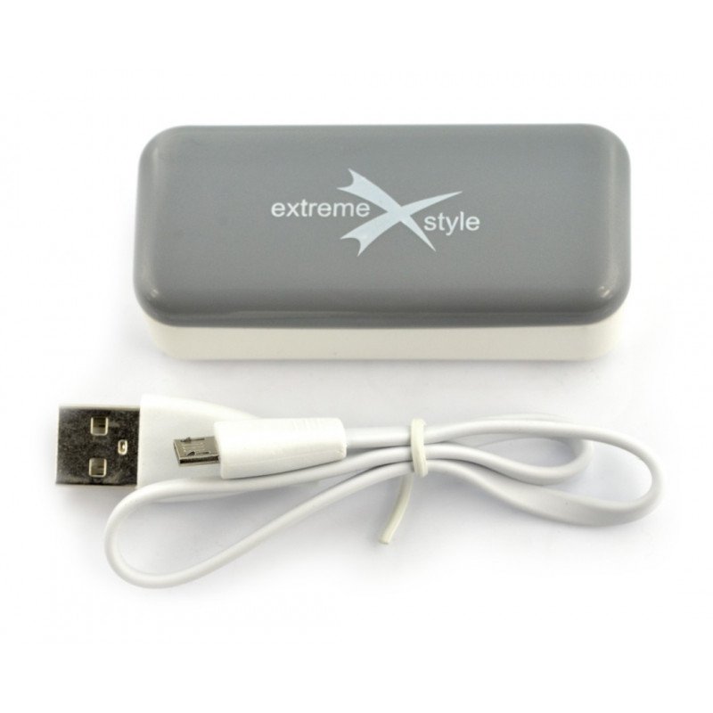 Mobile PowerBank Extreme Style Power Box 2600mAh battery with flashlight