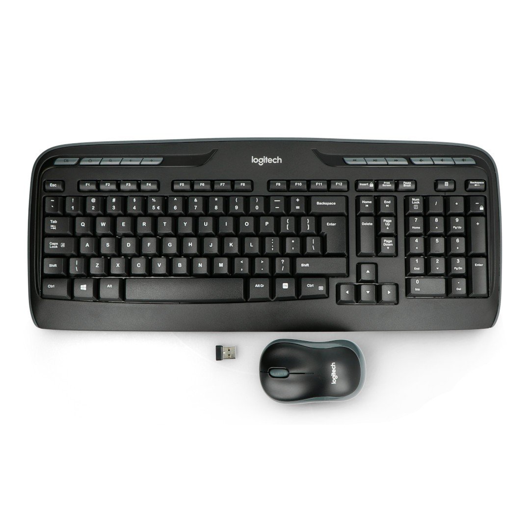Wireless Logitech MK330 - keyboard + mouse - Botland - Robotic Shop