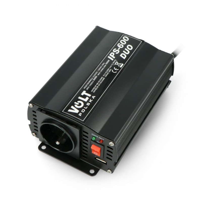 IPS 600 DUO 12/24V/230V 300/600W voltage converter