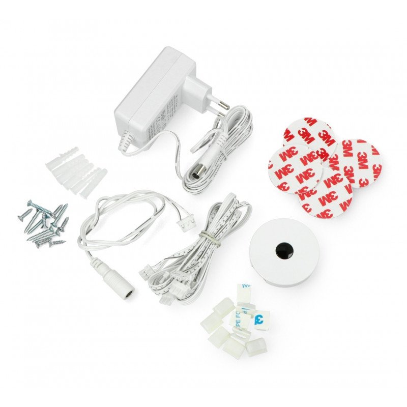 Set of LED lamps PL987 with motion detector - square
