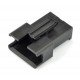 3-pin female socket housing - 2.5mm raster 3-pin female socket housing - 2.5mm raster