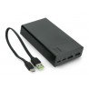 Mobile Battery PowerBank Green Cell PowerPlay20 20000mAh 2x USB Ultra Charge and 2x USB C - black - zdjęcie 3