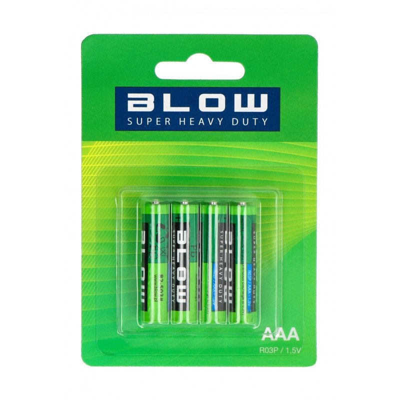 BLOW SUP battery. HEAVY DUTY AAAR03P blister
