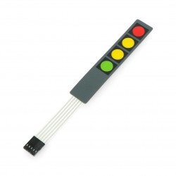 Membrane Switch Keypad 4 Key red/yellow/yellow/green