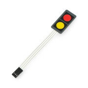 Membrane Switch Keypad 2 Key red/yellow