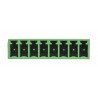 Mounting strip, male, 8-pin, 3.5 mm pitch, vertical, built-in - zdjęcie 2