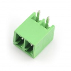 Assembly bar male 2pin, raster 3,5mm, angled