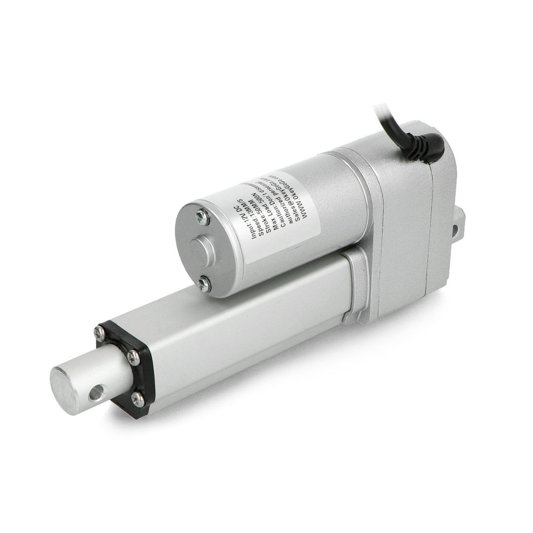 Electric actuator LA10P 500N 13mm/sec 12V with potentiometer - 5cm extension